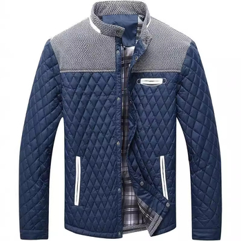 Διασυνοριακό Ευρωπαϊκό Κωδικό Amazon Ανδρικό Μπουφάν με Βαμβακερή Επένδυση Casual Υπαίθριες Αθλήσεις Αντιανεμικό Παλτό Πυκνό Μπουφάν Φθινοπώρου και Χειμώνα