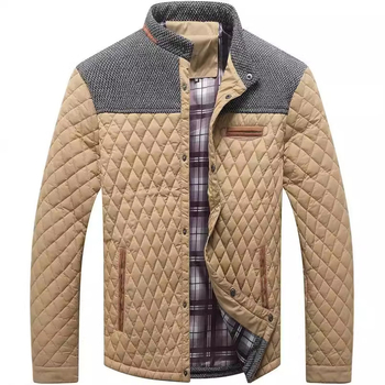 Διασυνοριακό Ευρωπαϊκό Κωδικό Amazon Ανδρικό Μπουφάν με Βαμβακερή Επένδυση Casual Υπαίθριες Αθλήσεις Αντιανεμικό Παλτό Πυκνό Μπουφάν Φθινοπώρου και Χειμώνα