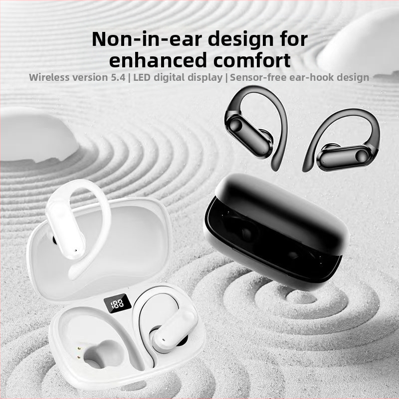 Yf-8 ārējās tirdzniecības pārrobežu TWS ausu āķa Bluetooth austiņas, bezvadu austiņas bez ausīm, divu ausu sporta austiņas, ilgs akumulatora darbības laiks