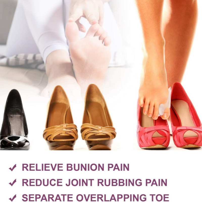 Universaalne pöidlakorrektor väikese varba valguskaitseks, ESBS silikoonist korrektor ühe auguga varbavaheseinale