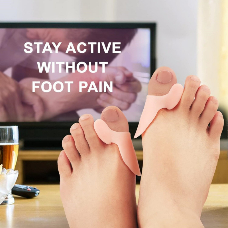 Universaalne pöidlakorrektor väikese varba valguskaitseks, ESBS silikoonist korrektor ühe auguga varbavaheseinale