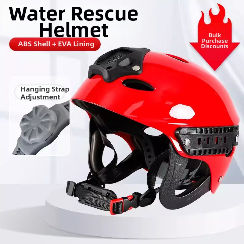 Дрейфуваща пожароспасяваща водна каска, аварийна, напълно заобиколена, противосблъсъчна дишаща регулируема каска