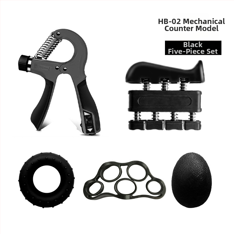 Grip viieosaline ülikond sõrmetreener uus viie sõrme komplekt silikoonist haarderõngaga taastusravi treeningkombinatsioon