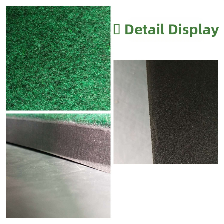 Директно доставено от производителя, Принадлежности за тренировка по голф на закрито и открито, Неплъзгащо се и леко, Кадифена постелка за люлка и чипинг