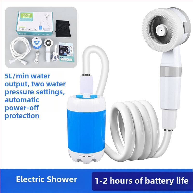 Ruikang lauko vonios artefaktas patogus statybvietės bendrabučio kempingas paprastas dušas belaidis vonios įrenginys įkraunamas vandens siurblys