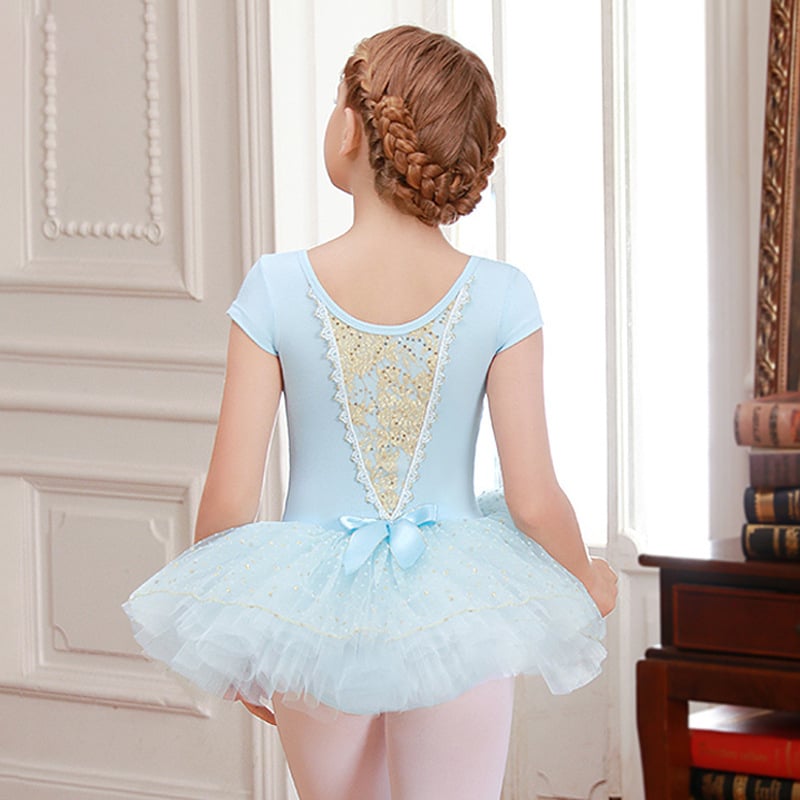 Tantsu riided lastele ja tüdrukutele kevadel ja suvel lühikeste varrukatega tüdrukutele balletiseelik tutu seelik tantsuseelik harjutusriided hiina tantsuseelik