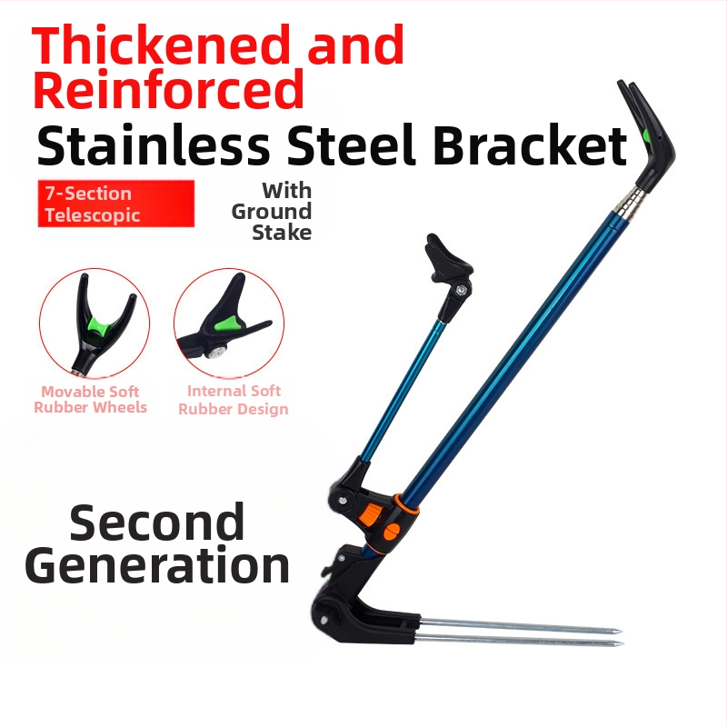 Maanduspistik roostevabast terasest õngeklamber kaheotstarbeline akuklamber kalastuskast kalastustooli ridvahoidik ridva käsivars ridva tugiraam hulgimüük