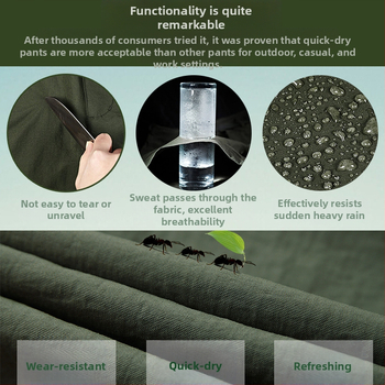 Колан за летни бързосъхнещи дрехи, комплект панталони, мъжки тънък костюм за планинарство на открито, голям размер, работно облекло 1025