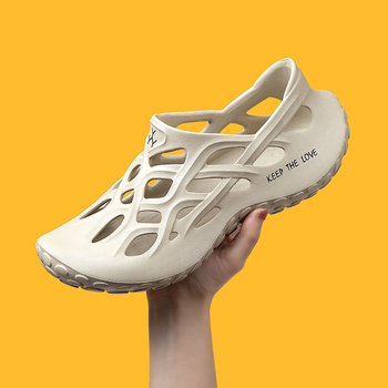 Ανδρικά Παπούτσια Καλοκαίρι 24 Νέα Ψηλά Παπούτσια Κήπου Μοντέρνα Παπούτσια Καρύδας Ανδρικά Παπούτσια Παραλίας με Μαλακή Σόλα, Αναπνέοντα Εξωτερικά Παπούτσια, Παντόφλες EVA