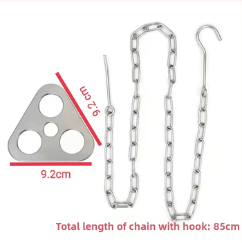 Välistingimustes lõkkeaseme rippuv pott piknikutulealus roostevabast terasest kaasaskantav kokkupandav statiiv