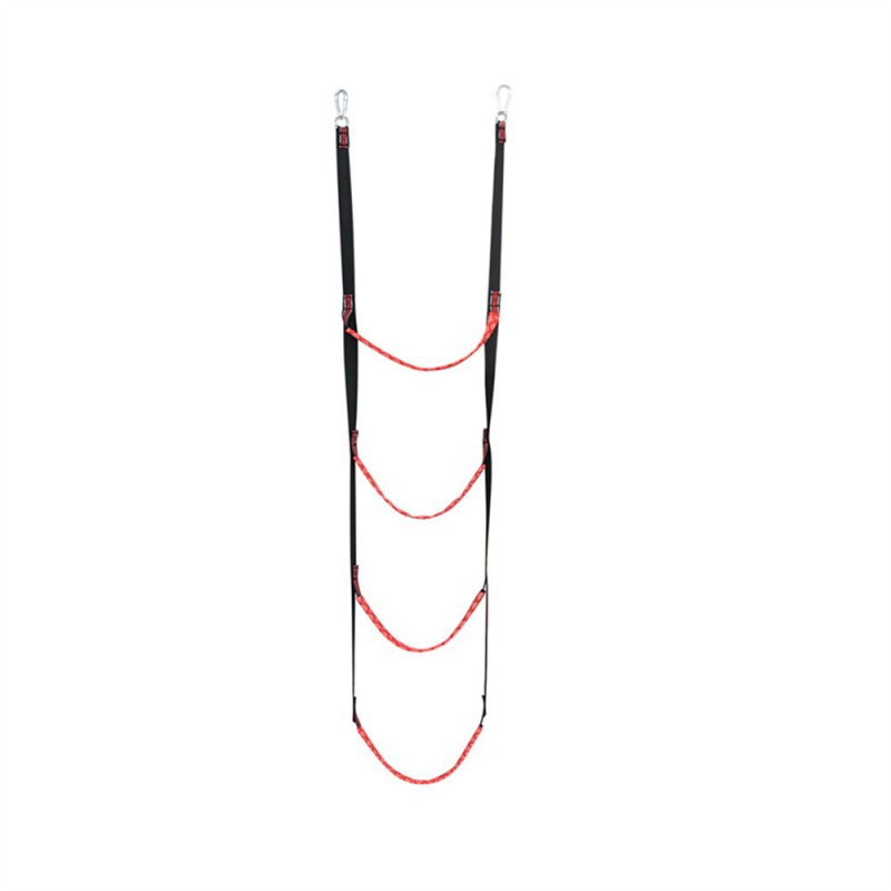 Jaunas gumijas laivas iekāpšanas kāpnes, piepūšamās laivas palaišanas kāpnes, saliekamās piekaramās kāpnes, jahtas sānu daudzkrāsainas mīkstas kāpnes