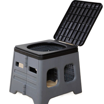 Autosse kokkupandav tualett Ajutine hädaolukorra tualett Välistingimustes kasutatav telk Artefakt Kaasaskantav Lihtne mobiilne istumine