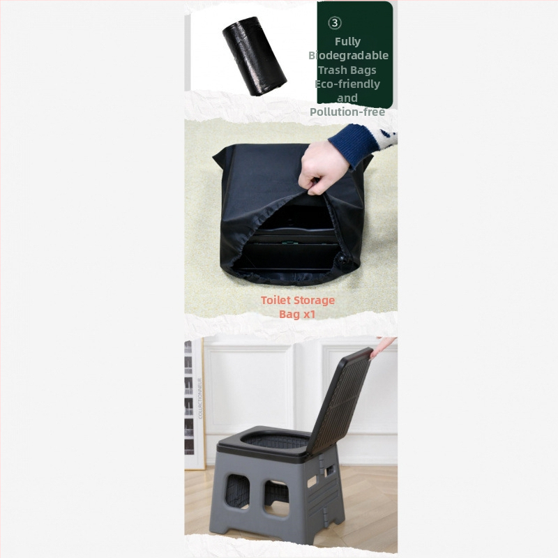 Autosse kokkupandav tualett Ajutine hädaolukorra tualett Välistingimustes kasutatav telk Artefakt Kaasaskantav Lihtne mobiilne istumine