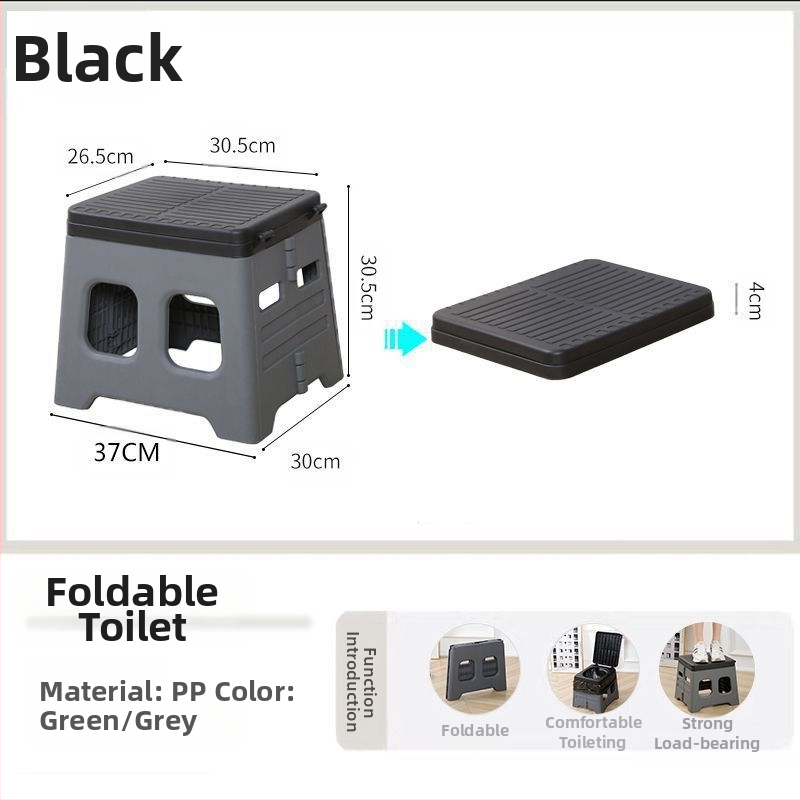 Autosse kokkupandav tualett Ajutine hädaolukorra tualett Välistingimustes kasutatav telk Artefakt Kaasaskantav Lihtne mobiilne istumine