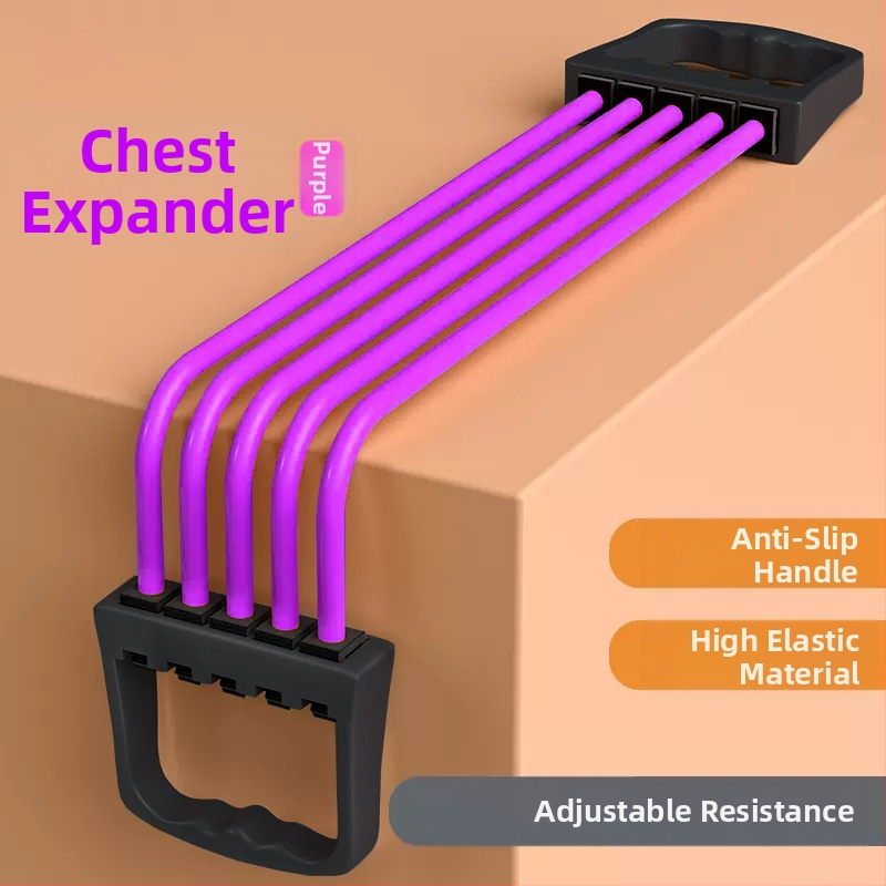 Viie toruga rindkere laienduspingutusseade, treeningvarustus selja treenimiseks, kodune lihaste elastne toru pingutusseade, eemaldatav tõmbenöör