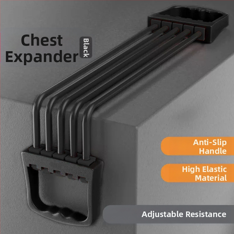Viie toruga rindkere laienduspingutusseade, treeningvarustus selja treenimiseks, kodune lihaste elastne toru pingutusseade, eemaldatav tõmbenöör