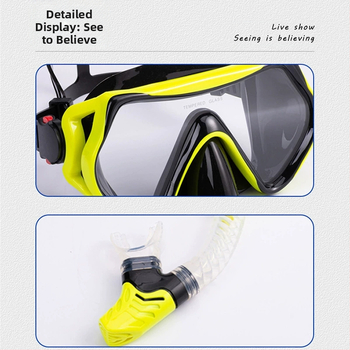 Pārrobežu snorkelēšanas sanbao niršanas maska HD liela rāmja niršanas brilles, elpošanas caurules pleznas, trīsdaļīgs komplekts, rūpnīcas vairumtirdzniecība