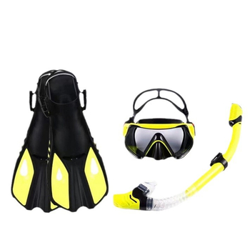 Pārrobežu snorkelēšanas sanbao niršanas maska HD liela rāmja niršanas brilles, elpošanas caurules pleznas, trīsdaļīgs komplekts, rūpnīcas vairumtirdzniecība