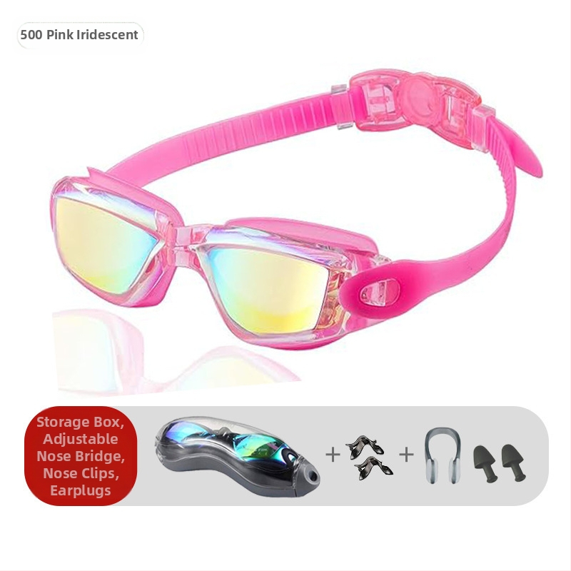 Piiriülesed plahvatused ujumisprillid kaheosalised silikoonist veekindlad uduvastased HD prillid täiskasvanutele mõeldud unisex ujumisprillid