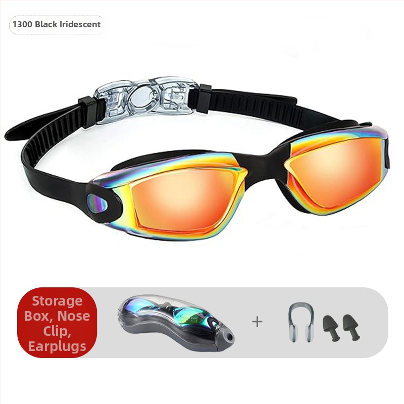 Piiriülesed plahvatused ujumisprillid kaheosalised silikoonist veekindlad uduvastased HD prillid täiskasvanutele mõeldud unisex ujumisprillid