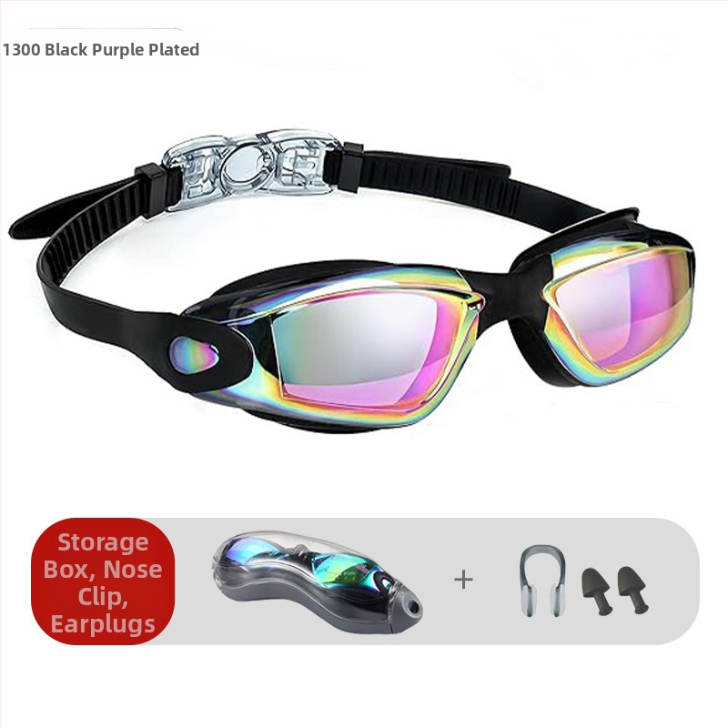 Piiriülesed plahvatused ujumisprillid kaheosalised silikoonist veekindlad uduvastased HD prillid täiskasvanutele mõeldud unisex ujumisprillid
