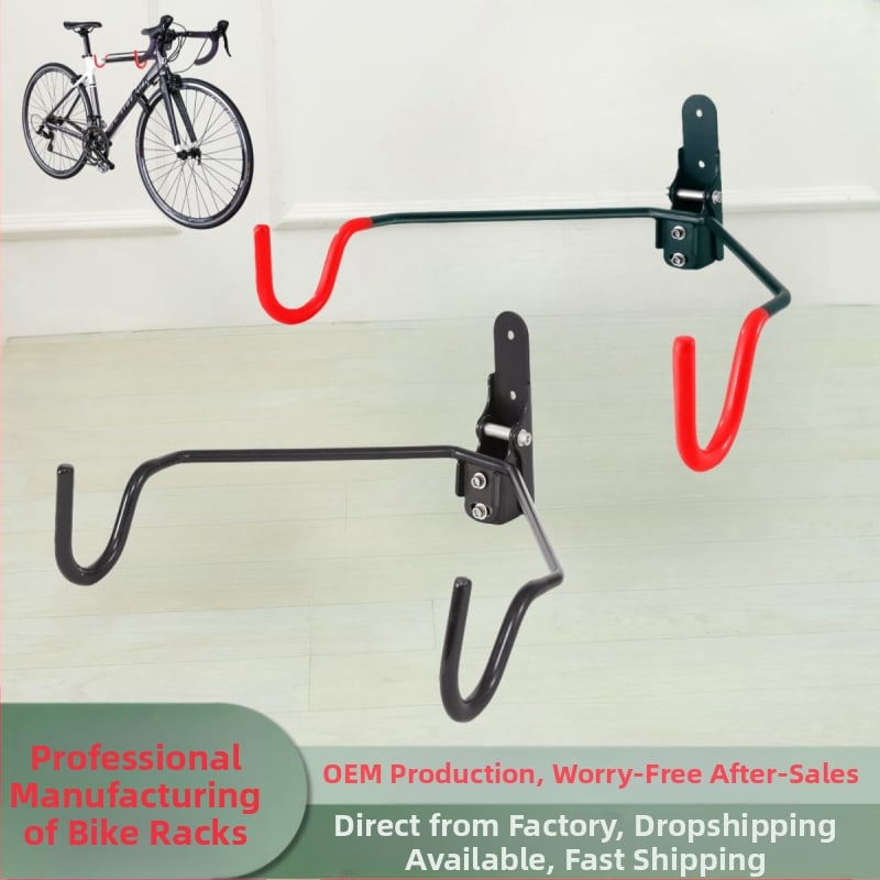 Jalgratta seinale kinnitatav mägiratta topeltkonksuga maanteeratta siseparkimisraam