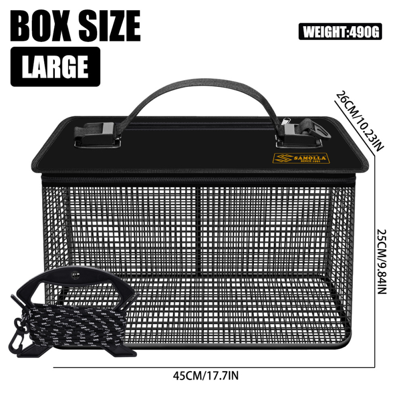 2025. aasta uus ujuvvee kalakaitse kokkupandav merepüük kaljupüük kalakaitse kiiresti kuivav kaasaskantav kalapüügivõrkkott eluskala kast