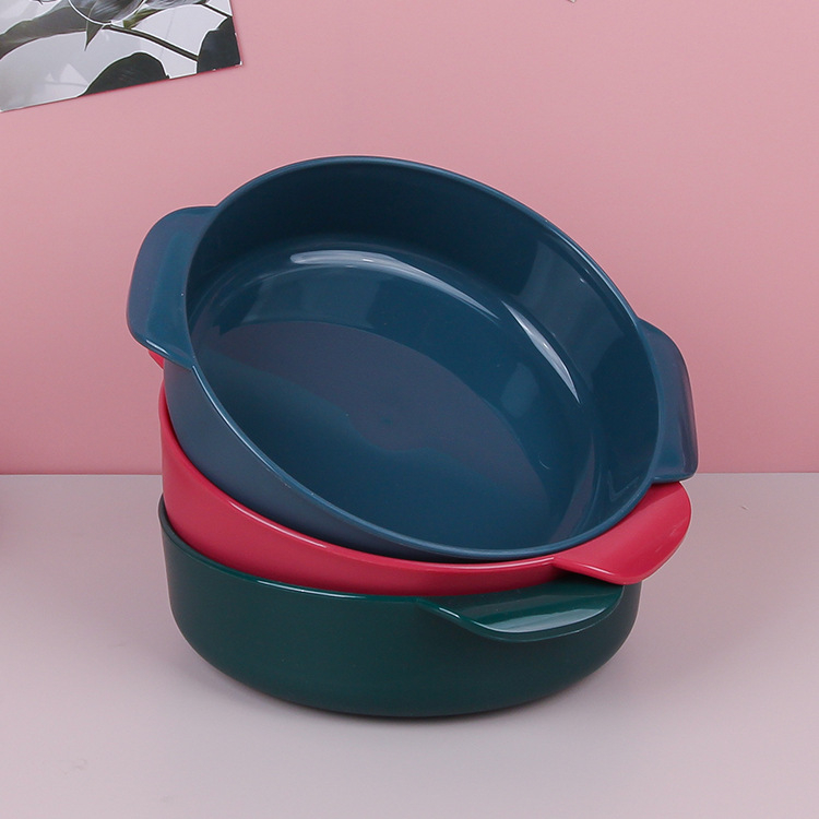 Põhjala stiilis nisuõlgedest topeltkõrvakauss köögisöögikauss riisikauss supikauss elutoa salat puuviljad plastkauss