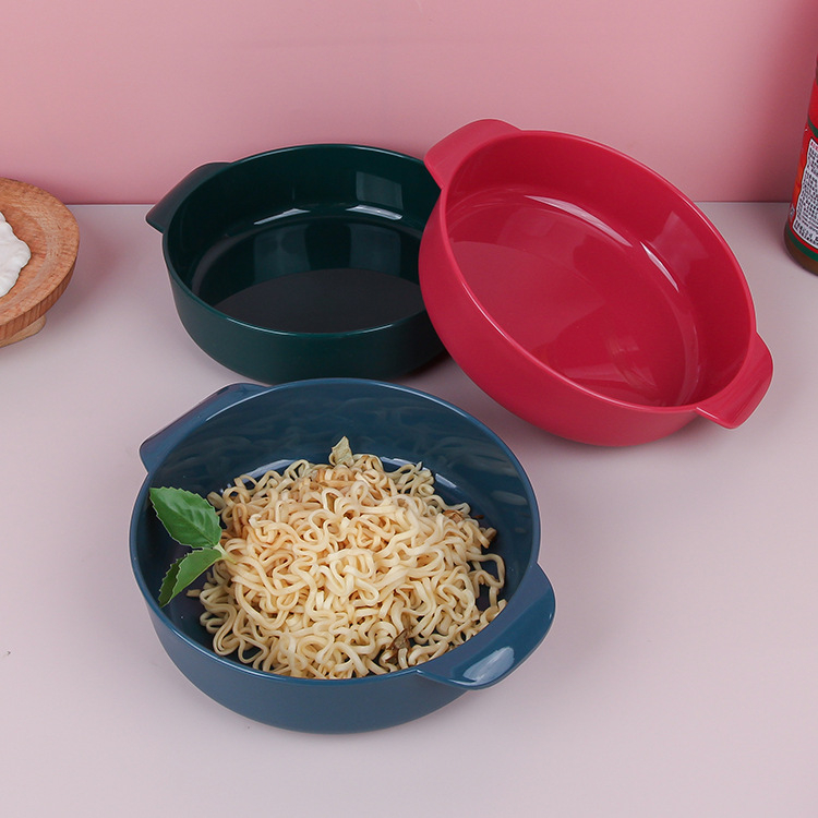 Põhjala stiilis nisuõlgedest topeltkõrvakauss köögisöögikauss riisikauss supikauss elutoa salat puuviljad plastkauss