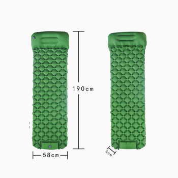 Фабрична надуваема постелка за открито, автоматично надуваемо легло, къмпинг, къмпинг, надуваема постелка за спане, влагоустойчива постелка, палатка