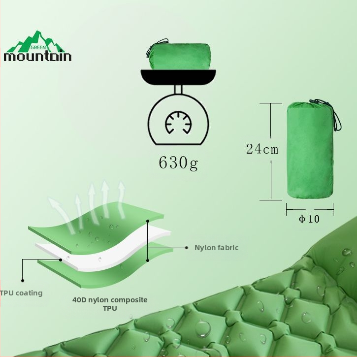 Фабрична надуваема постелка за открито, автоматично надуваемо легло, къмпинг, къмпинг, надуваема постелка за спане, влагоустойчива постелка, палатка