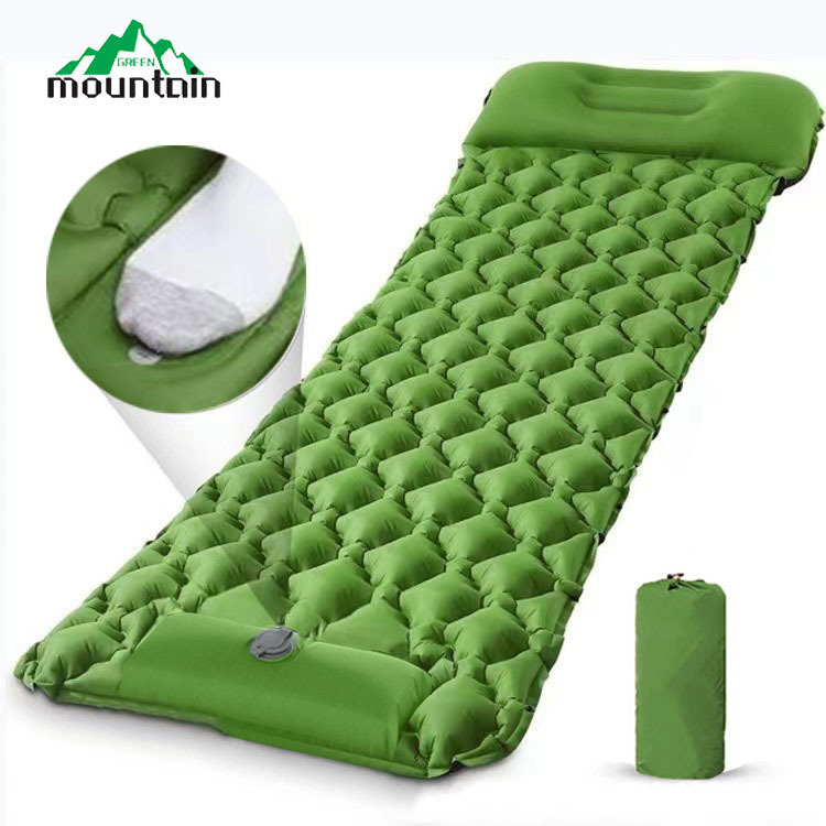 Фабрична надуваема постелка за открито, автоматично надуваемо легло, къмпинг, къмпинг, надуваема постелка за спане, влагоустойчива постелка, палатка