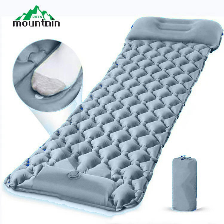 Фабрична надуваема постелка за открито, автоматично надуваемо легло, къмпинг, къмпинг, надуваема постелка за спане, влагоустойчива постелка, палатка