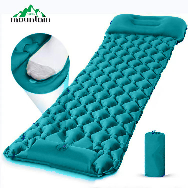 Фабрична надуваема постелка за открито, автоматично надуваемо легло, къмпинг, къмпинг, надуваема постелка за спане, влагоустойчива постелка, палатка