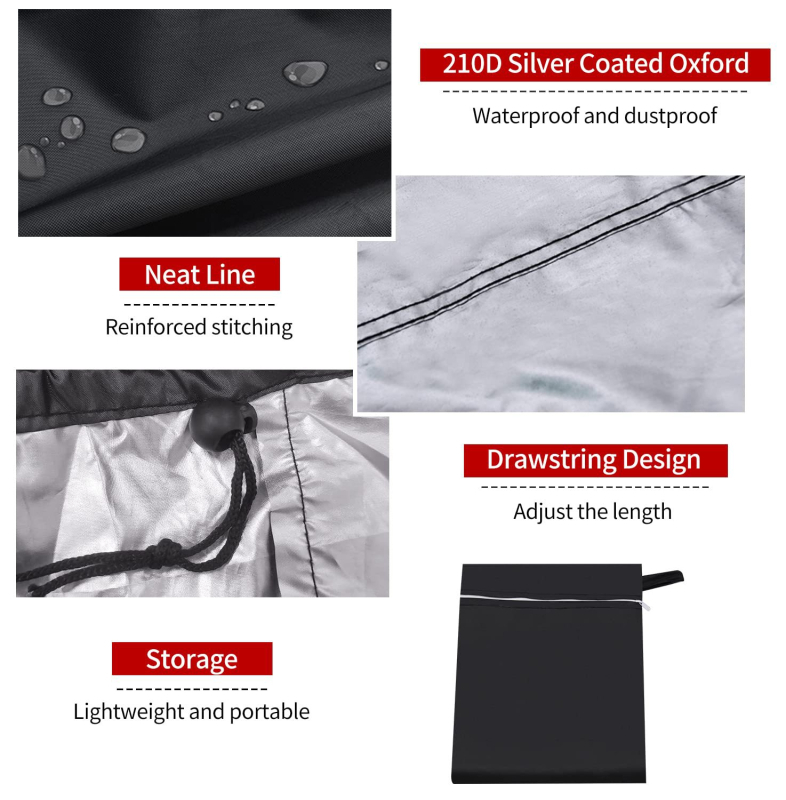 Husă de ploaie pentru masă de biliard de 7/8/9 picioare, rezistentă la UV 210D, cea mai bine vândută din lume