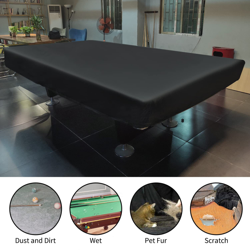 Husă de ploaie pentru masă de biliard de 7/8/9 picioare, rezistentă la UV 210D, cea mai bine vândută din lume