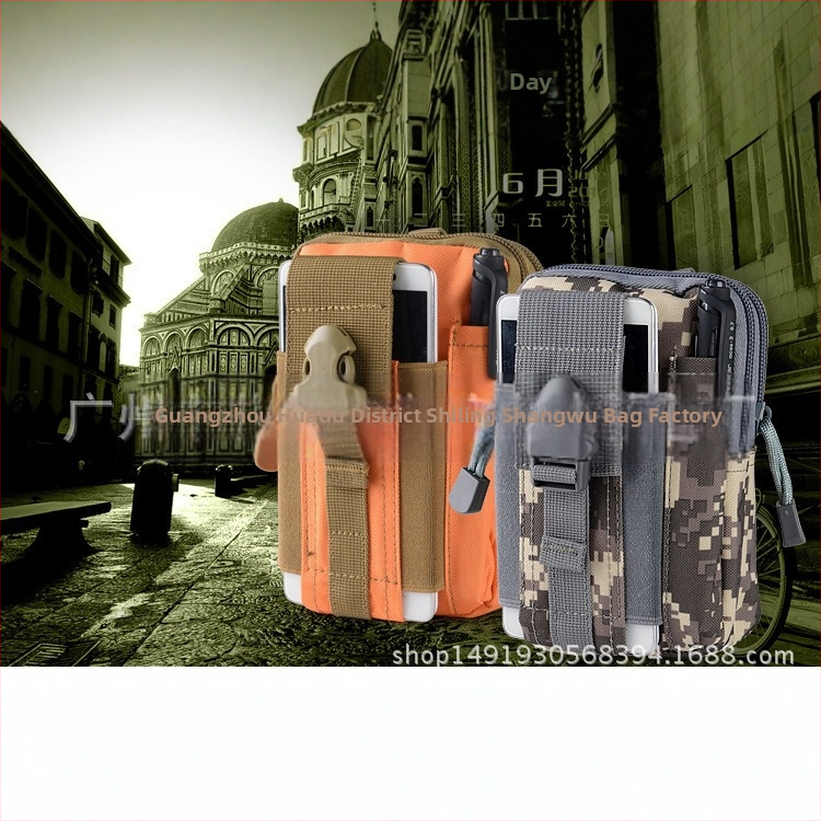 Спорт на открито, многофункционална тактическа чанта за кръста, голям екран за мобилен телефон, водоустойчива висяща чанта, спортна чанта за кръста, висяща чанта за врата, чанта за кръста Thunder