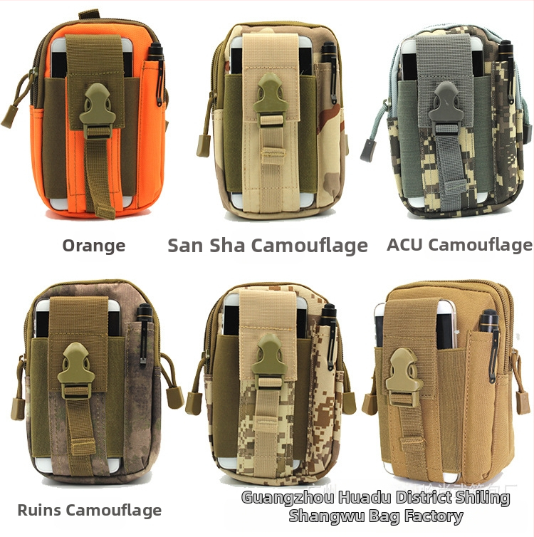 Välisportidele mõeldud multifunktsionaalne taktikaline vöökott suure ekraaniga mobiiltelefoni veekindel rippkott spordivöökott rippuv kaelakott äikese vöökott