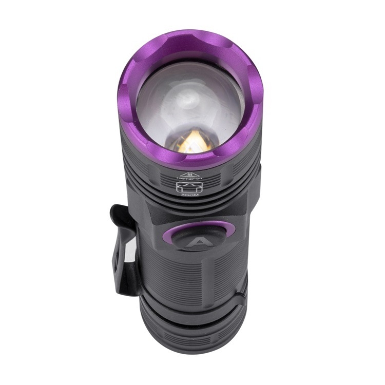 Teleskoop-suum 395 ultraviolett-taskulamp UV-lilla valguse suitsuveini tuvastamine 365nm fluorestsentsdetektor SV85