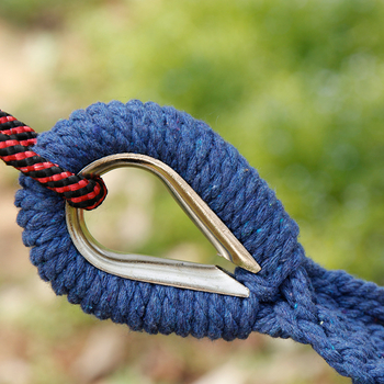 Audekla šūpuļtīkls Āra piederumi Atpūtas šūpuļtīkls Ceļojumu šūpuļtīkls