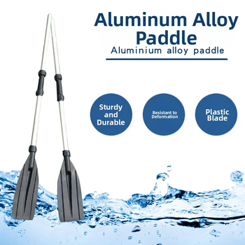 Rūpnīcas tiešā pārdošana noņemams airu kajaku aksesuāri gumijas laivu uzbrukuma laivu airu kanoe alumīnija sakausējuma airis