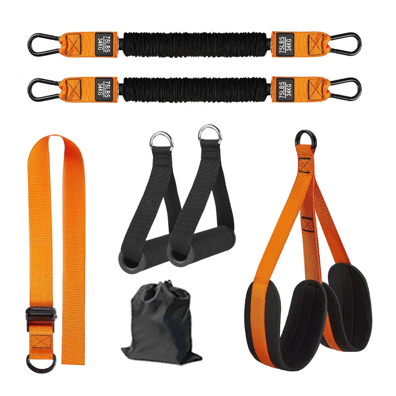 Lõuatõmbevöö, sirge horisontaalse kangiga jõutreeningu vöö, reguleeritav lateksist kõrge elastsusega vastupanuvöö