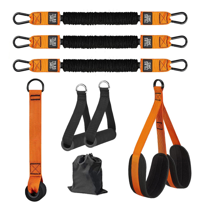 Lõuatõmbevöö, sirge horisontaalse kangiga jõutreeningu vöö, reguleeritav lateksist kõrge elastsusega vastupanuvöö