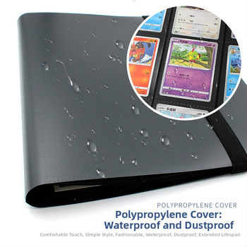 На склад 360 карти с голям капацитет PP книга с карти за настолна игра, преследване на звезди, анимационна карта, съкровище, мечта, гумена еластична книга за колекция