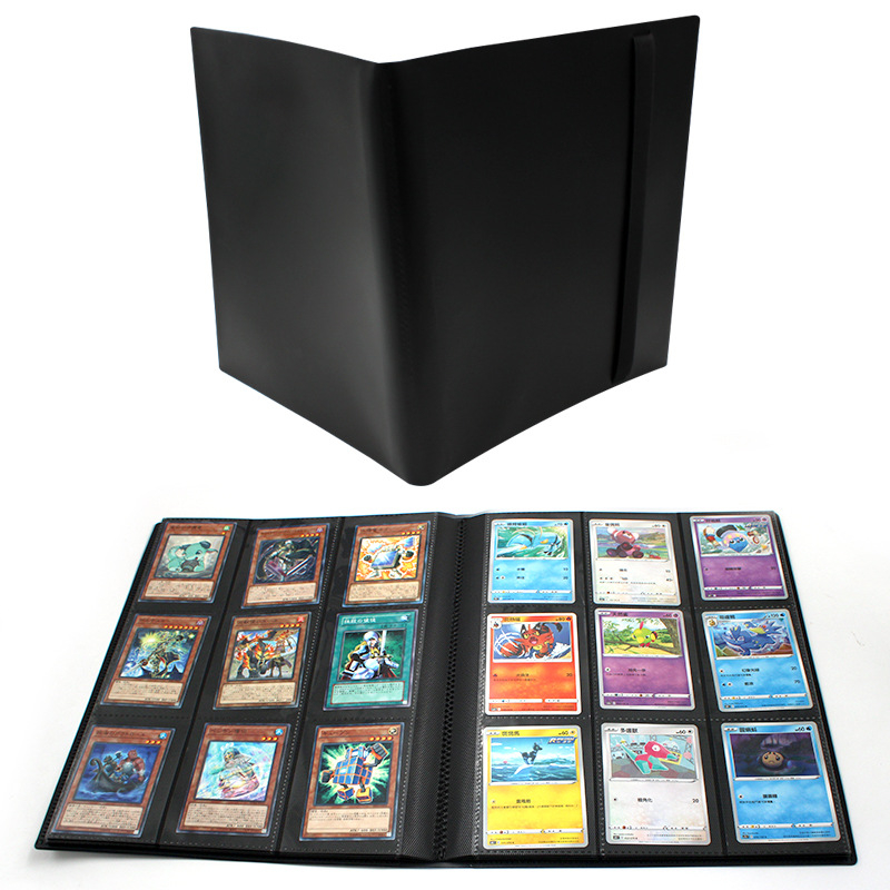 На склад 360 карти с голям капацитет PP книга с карти за настолна игра, преследване на звезди, анимационна карта, съкровище, мечта, гумена еластична книга за колекция
