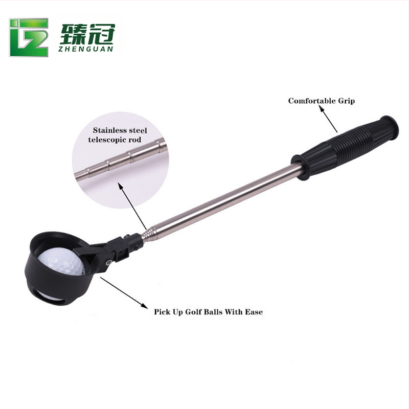 Директна доставка от фабриката за голф 8 антена за събиране на топки от неръждаема стомана за събиране на топки за голф консумативи