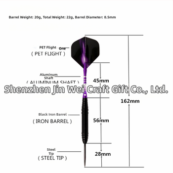 Комплект пин дартс, пин дартс, амиронизиран дартс, стоманена игла за дартс, кутия за дартс за трансгранични цели.