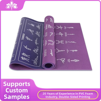 Pánska fitness podložka z PVC, protišmyková podložka na jogu, výrobcovia cezhraničných športov, domácich gumových podložiek na profesionálny tréning