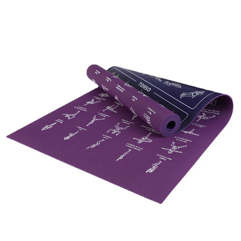 Pánska fitness podložka z PVC, protišmyková podložka na jogu, výrobcovia cezhraničných športov, domácich gumových podložiek na profesionálny tréning