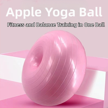 Jogos spurgos obuolių kamuoliukas fitneso kamuolys sutirštintas sprogimui atsparus plokščias jogos pilateso balanso kamuolys namams pagalvėlė kamuolys